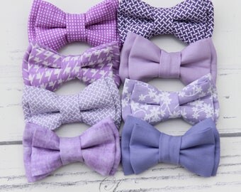 Purple Bowtie, Lavender Bowtie, Lilac Bowtie, Dark Lavender Bowtie, Light Purple Bowtie, Purple Bow Tie, Baby, Child, Adult Bowties, Wedding