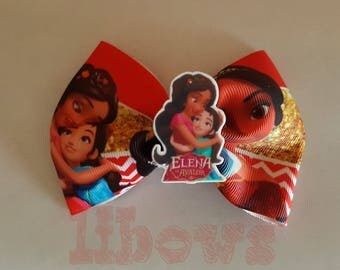 Crowned princess of Avalor, 3 inch bow,