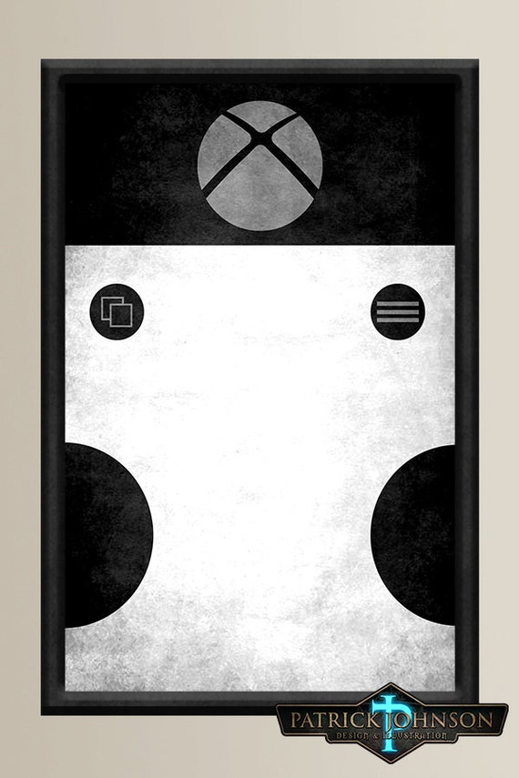 Xbox Art Xbox One Print Set by PJDesignIllustration on Etsy
