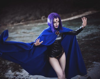 Raven cape (teen titans raven) COLOURS