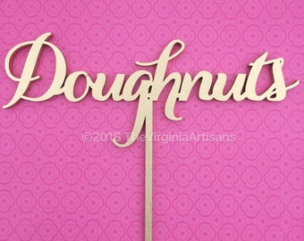 Doughnuts Table Sign - Events Table Sign - Elegance Line - Donuts Sign - Donuts Wall Decor