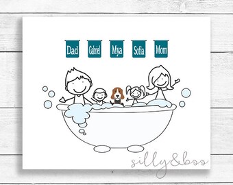 Bathroom Art bathtub art print bathroom wall decor relax art faux gold Bathroom Art bathtub art print bathroom wall decor relax art faux gold