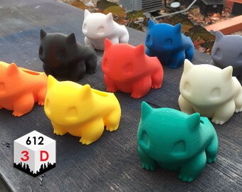 Bulbasaur Planter - Plant - Pot - 3D Printed