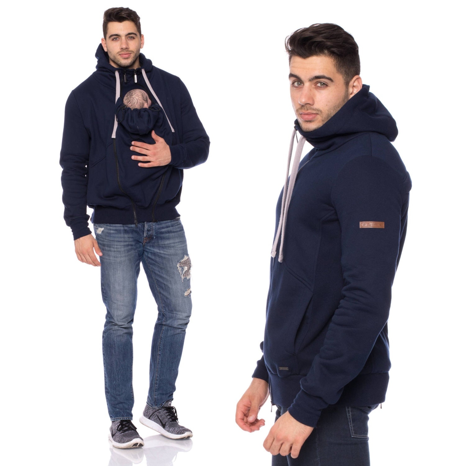 Babywearing jacket for men dad maternity best baby carrier