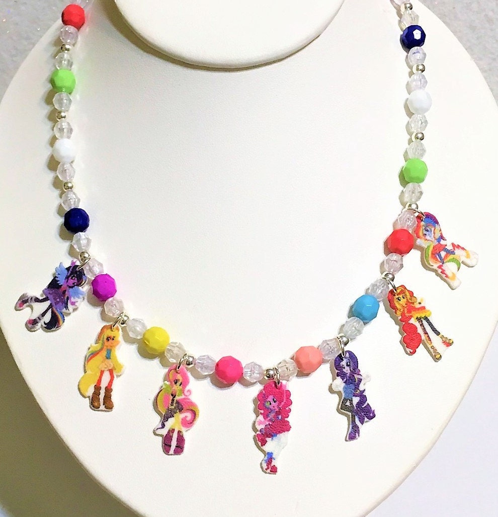 Equestria Girls Charm Necklace My Little Pony Equestria Girls