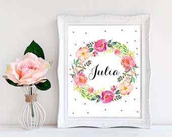 Baby Name Wall Art wall art baby names | etsy Baby Name Wall Art wall art baby names | etsy