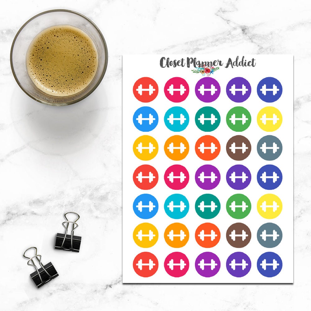 Download Dumbbell Planner Stickers Dumbbell Stickers Exercise