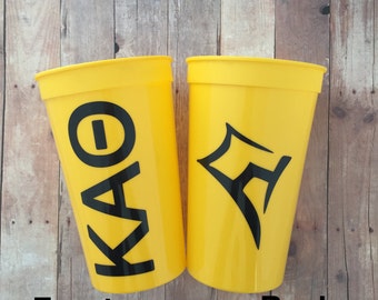 Kappa Alpha Theta Cup; Sorority Cup; Kappa Alpha Theta Cup; KAO Cup; Theta Stadium Cup; kao Tumbler; KAO Gift; KAO Accessories