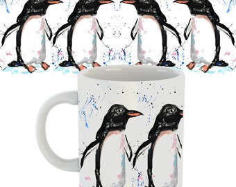 Pinguin Party Pappbecher 8 St. Weihnachtsdeko