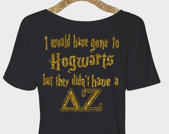 Delta Zeta Monogram Shirt, Delta Zeta Sorority T-Shirt, Delta Zeta Hogwarts, Big Little Shirt, Sorority Monogram, Delta Zeta Letters, DZ