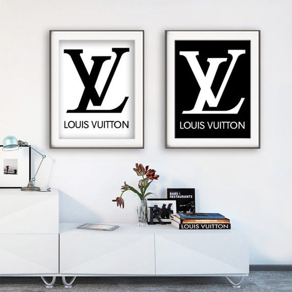 Louis Vuitton Logo Print Louis Vuitton Paris Fashion Print
