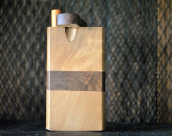 WOOD Dugout One Hitter 4" Stash Box