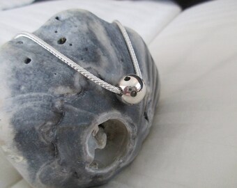 Sterling Silver Pickleball Pendant