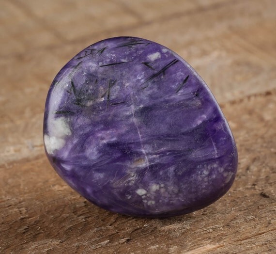 One Large CHAROITE Polished Stone Purple Stone Tumbled