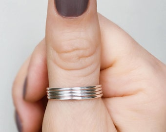 Silver Spiral Thumb Ring, Wire Thumb ring, Silver thumb ring, Wrap thumb ring, Sterling silver thumb ring, Wire thumb ring, Stackable ring