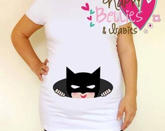 Maternity Shirt, Maternity shirts, Halloween maternity shirt, Preggers, Halloween costume, Batman maternity, Preggers, Maternity costume