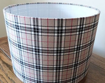 Red/ Brown Tartan Lamp Shade