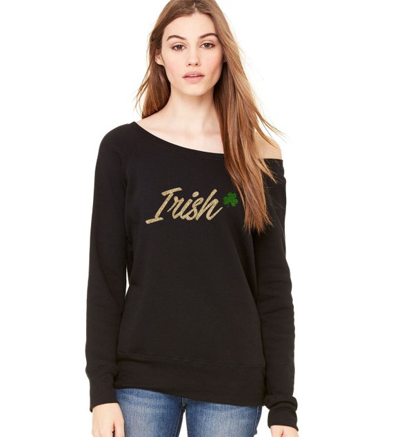 st patricks day womens sweatshirt