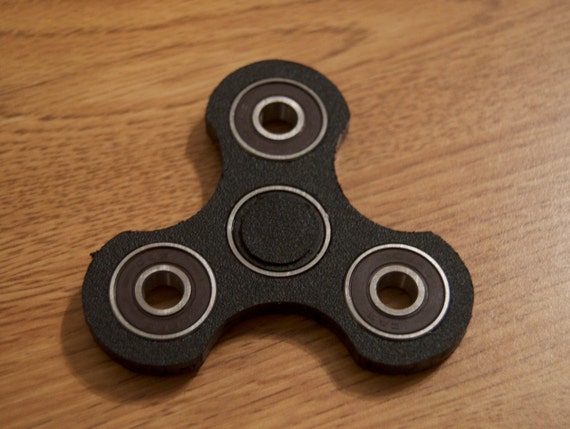 EDC Spinner Fidget Toy with finger caps (ceramic hybrid)