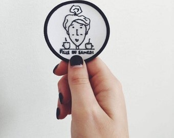 "Saturday girl" patches