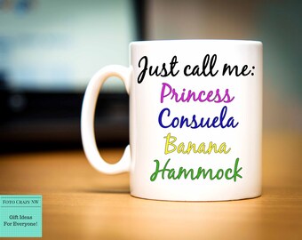 Friends Inspired Mug | Princess Consuela Banana Hammock | Friends Quote | Friends Mug