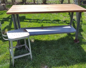 Industrial Kitchen Island/Work Station