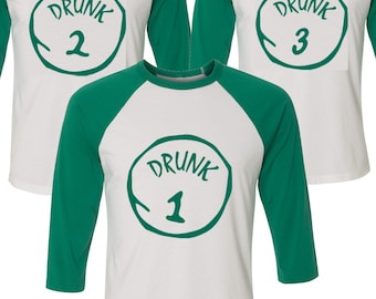Irish Drunk T-shirt, Thing 1/Thing 2, Irish Drinking Team, St. Patrick's Day Shirt - Irish Drinking T-shirt, Irish Pride T-shirt