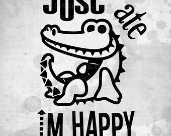 Alligator SVG/ Emoji DXF/ Emoji Clipart/ Svg Files for Silhouette Cameo or Cricut, emoji svg files, emoji files, emoji cut files, funny svg