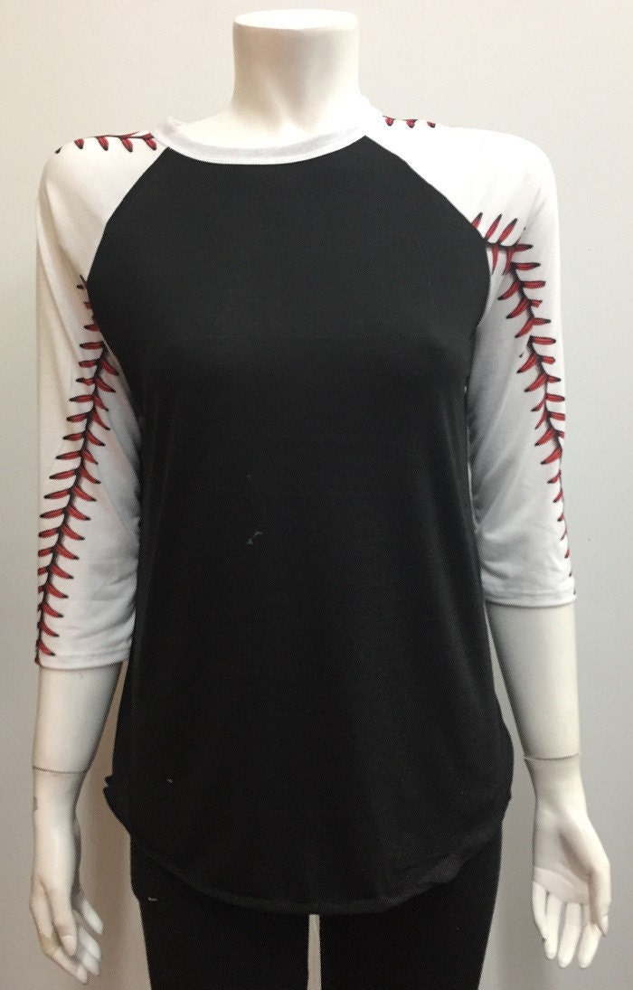 Personalized Baseball Raglan 3/4 Sleeve