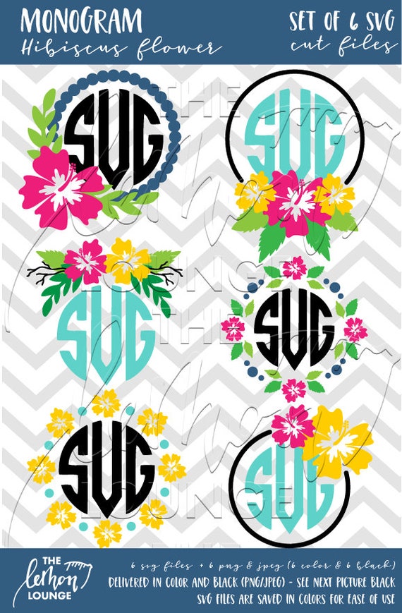 Download Flower Monogram svg 6 floral monogram svg flower svg