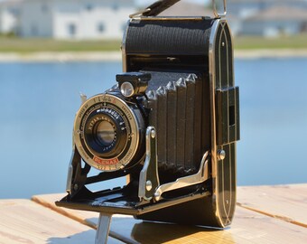 Agfa Ansco Plenax PB-20 vintage folding camera