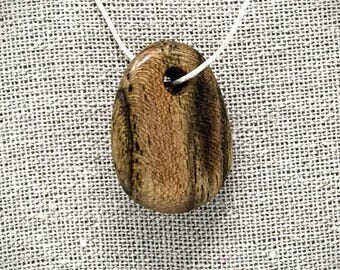 Exotic Bocote necklace pendant
