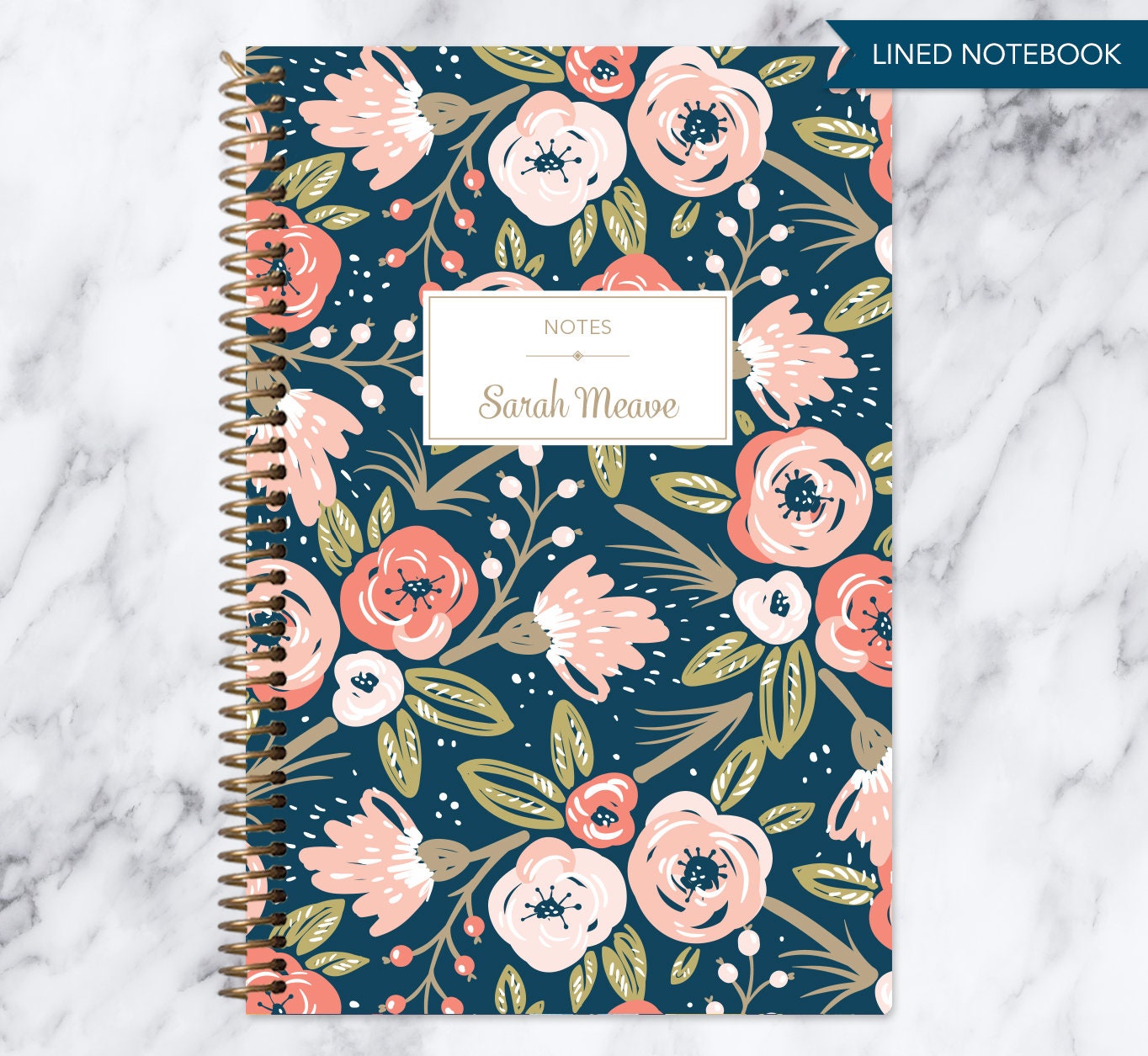 NOTEBOOK personalized journal lined notebook personalized