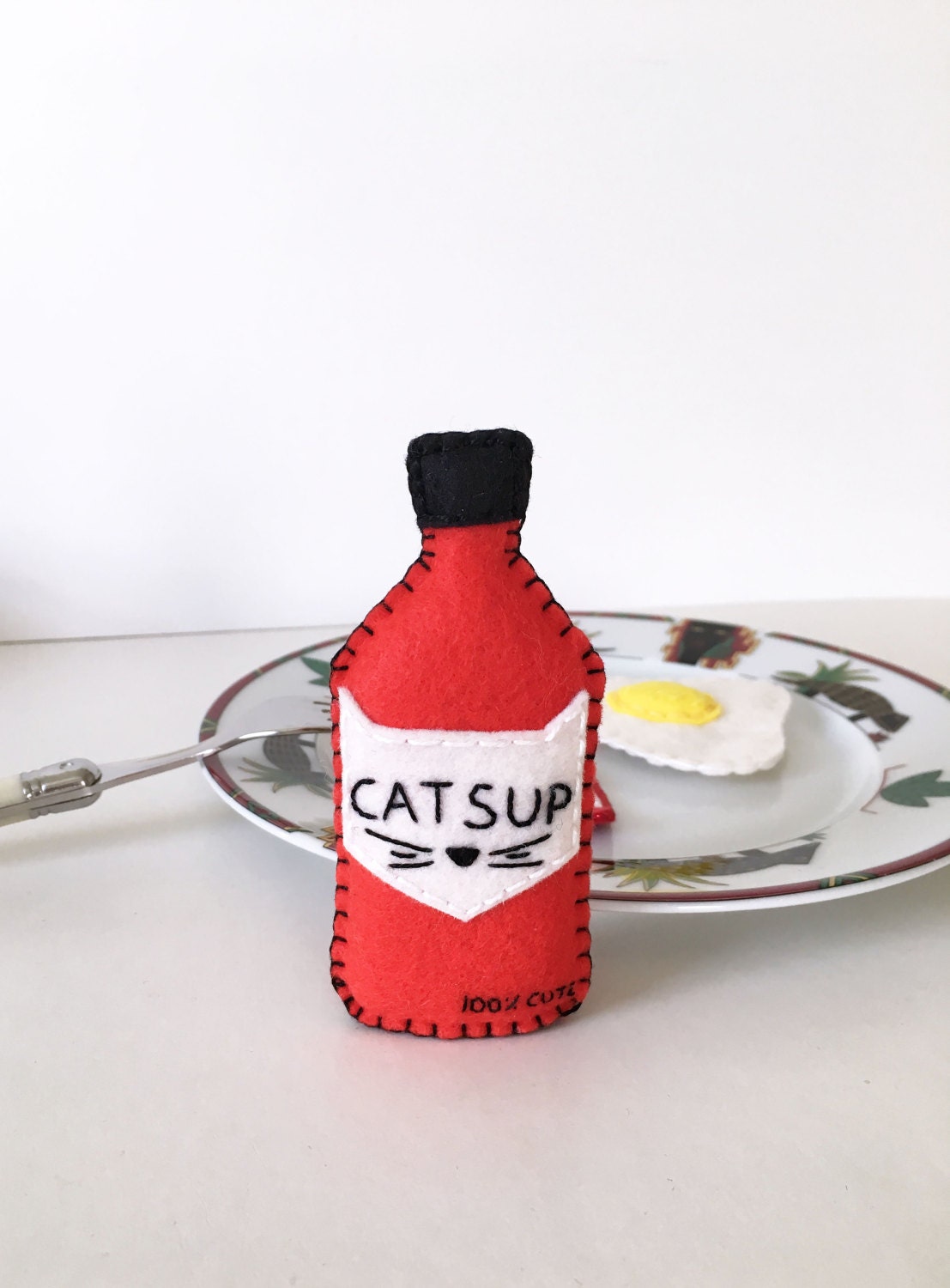 Catsup ketchup pocket plushie Catsup ketchup plushie cute