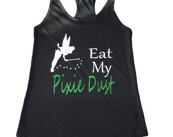 Tinkerbell Shirt, Tinkerbell Running Shirt, Tinkerbell Costume, Fairy Shirt, Pixie Shirt, Disney Tank, Run Disney Shirt