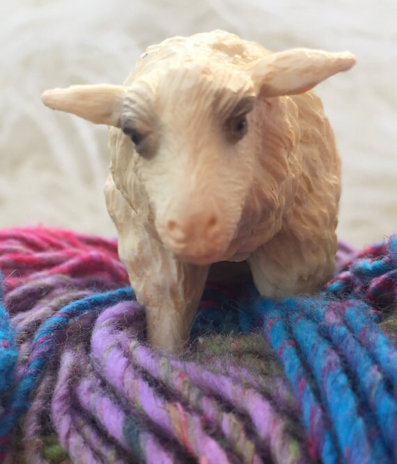 Miniature Male Sheep Figurine Dollhouse Miniature 112