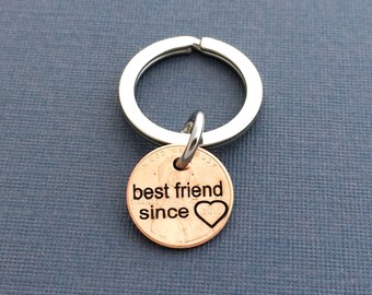 Best Friend Since Engraved Penny - Gift for Her - Daughter Gift For - Engraved Penny - Best Friend Gift For - Sister gift - Birthday