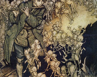 The Gnomes, Arthur Rackham, Vinatge Art Print
