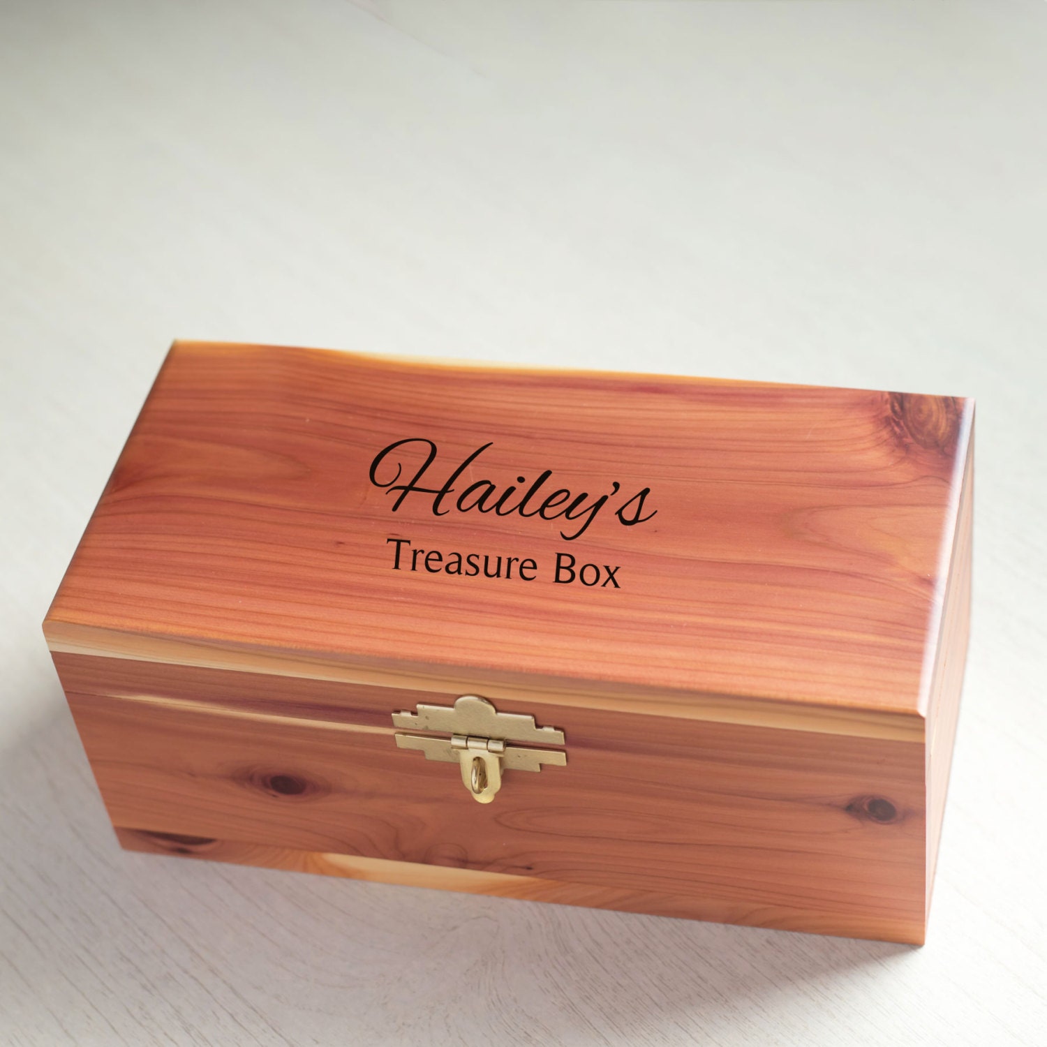 Personalized Cedar Wood Keepsake Box Child's by LifetimeCreations