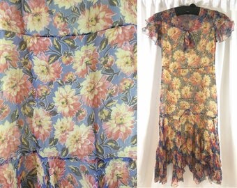 4610643 Yellow Wrap Collar Chiffon Dress