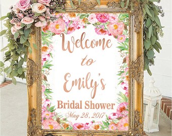 Bridal shower sign bridal shower decorations wedding sign wedding decorations bridal shower welcome sign welcome sign bridal shower decor