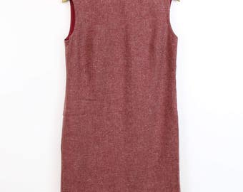 1960s Dress PENDLETON Wool Shift Dress Small MINI Dress 1960s Vintage Dress