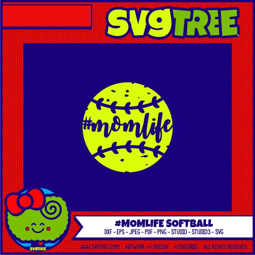 Download Momlife SVG Softball Mom SVG Softball Mom Shirts Softball SVG