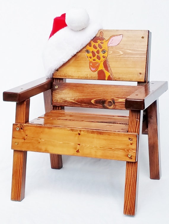 Kids Outdoor Garden Chair Toddler Gift by HappyChairsandMore