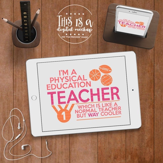 PE Teacher svg Phys Ed Teacher SVG Teacher svg Back to