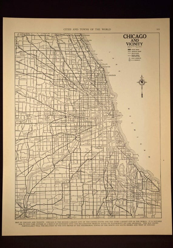 map of chicago 1930