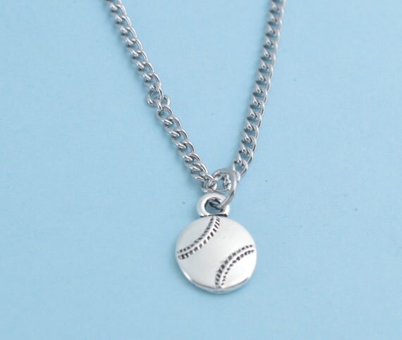 RWQIAN Baseball Number 6 Necklace – Stainless Steel Jersey Number Pendant, Hypoallergenic
