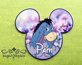 Disney Cruise Door Magnet - Winnie the Pooh Magnet - Custom Cruise Door Magnet - Eeyore Magnet - Disney Cruise Door Eeyore Magnet