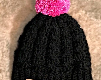 Crochet Cabled Beanie