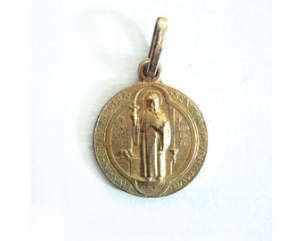 Saint Benedict Patron Medal, Christian Sacramental Medal, CSPB, CSSML, NDSMD, Pax, Catholic Miraculous Medal